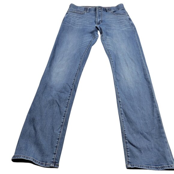 Lee Extreme Motion Mens Jeans 34x34 Slim Straight MVP Dark Wash - Picture 1 of 7
